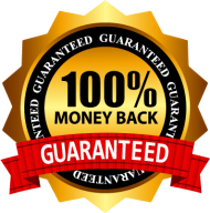 100% Money Back Guarantee seal